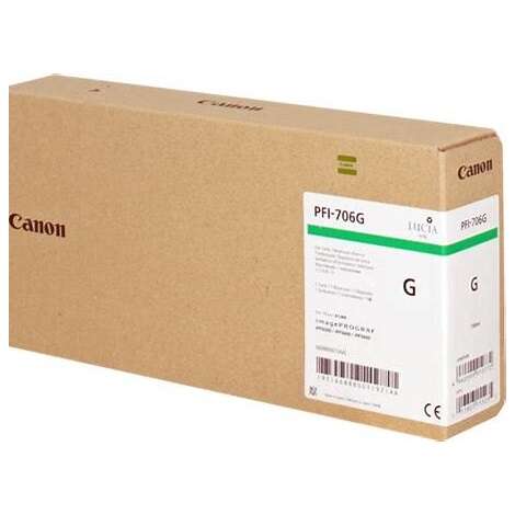 Cartuccia d'Inchiostro Originale Canon PFI706 Green - 6688B001