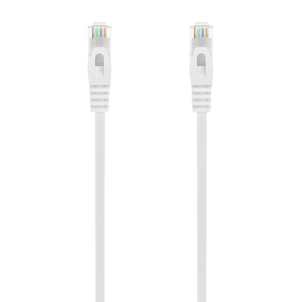Aisens Cavo di rete patch RJ45 LSZH Cat.6A 500 MHz UTP AWG24 - 1 m - Senza alogeni - 10 Gigabit/s - Colore bianco
