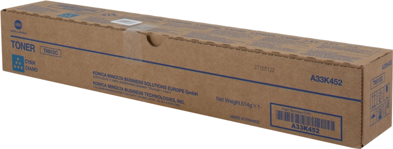 Cartuccia Toner Originale Konica Minolta TN512 Ciano - TN512C/A33K452