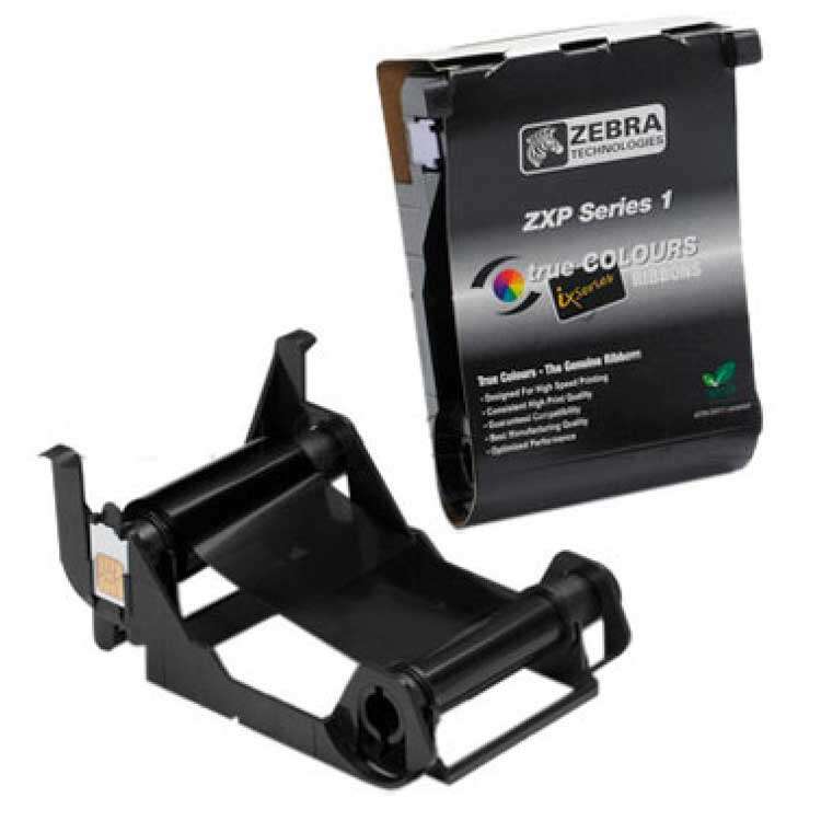 Nastro originale True Colors Nero di Zebra ZXP Series 1 - 800011-101