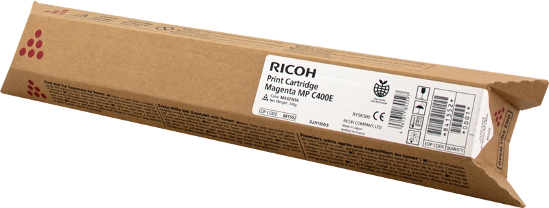 Cartuccia Toner Originale Ricoh Aficio MP-C300/MP-C400/MP-C401 Magenta - 842237/842040/841552/841301