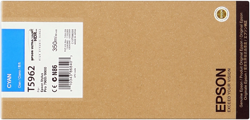 Cartuccia d'Inchiostro Originale Epson T5962 Ciano - C13T596200