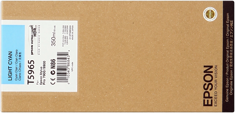 Cartuccia d'inchiostro originale Epson T5965 Ciano chiaro - C13T596500