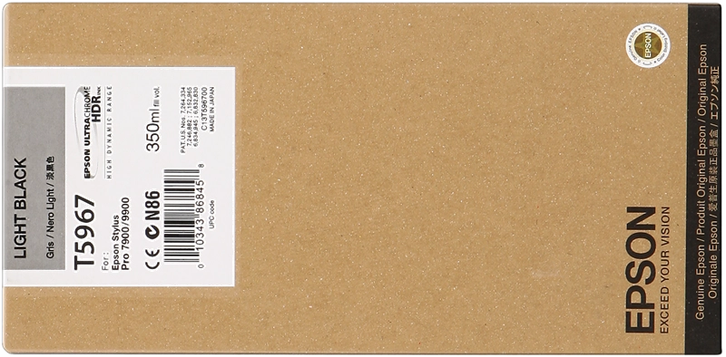 Cartuccia d'inchiostro originale Epson T5967 nero chiaro - C13T596700