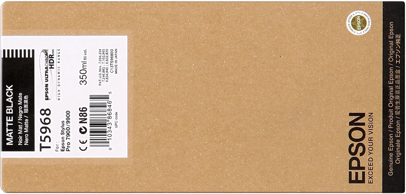 Cartuccia d'Inchiostro Originale Epson T5968 Nero Opaco - C13T596800