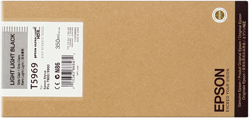 Cartuccia d'Inchiostro Originale Epson T5969 Nero Light Light - C13T596900