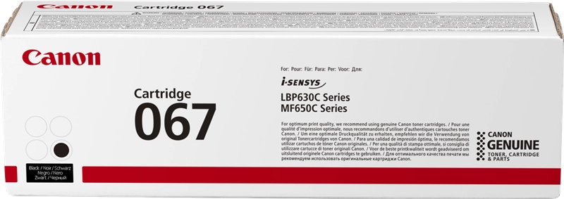 Cartuccia toner Canon 067 Nero Originale - 5102C002