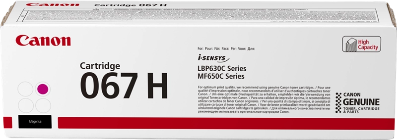Cartuccia toner Originale Canon 067H Magenta - 5104C002