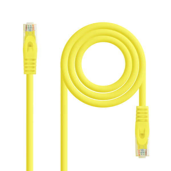 Cavo di rete Nanocable LSZH Cat.6A UTP AWG24 30cm - Colore Giallo