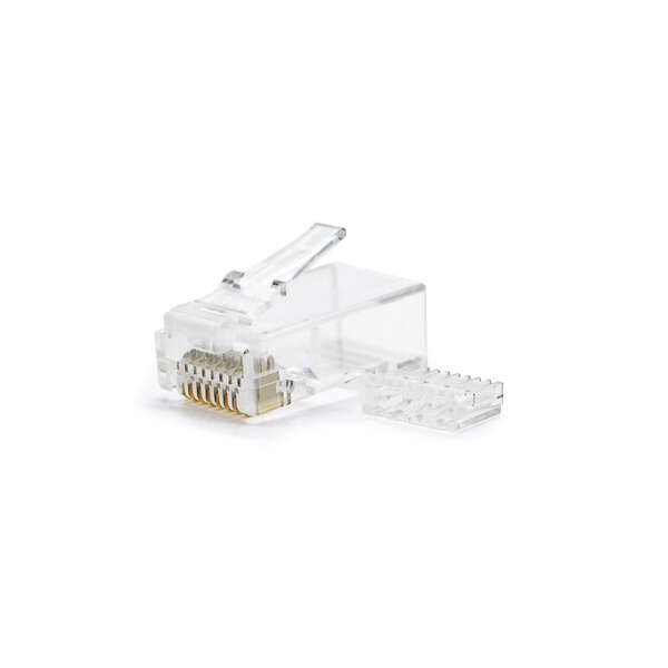Nanocable Confezione da 50 connettori RJ45 a 8 fili Cat.6 - Colore trasparente