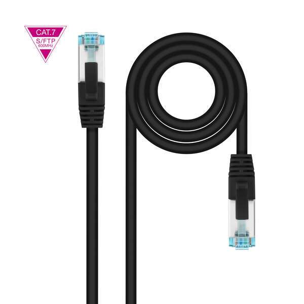 Nanocable Cavo di rete Cat.7 LSZH SFTP PIMF AWG26 2 m - Colore nero