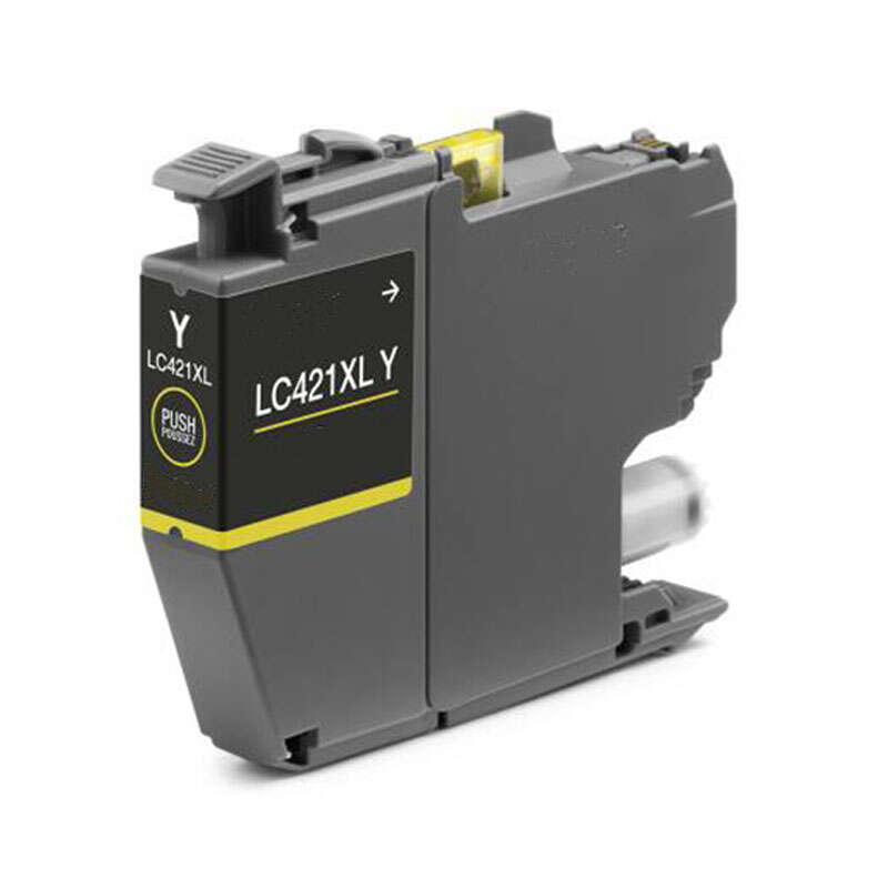Brother LC421XL Cartuccia d'Inchiostro Compatibile Giallo - Sostituisce LC421XLY
