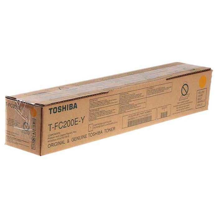 TOSHIBA T-FC200EY Cartuccia Toner Originale Giallo - 6AJ00000262/6AJ00000198/6AJ00000131