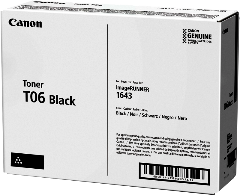 Canon T06 Cartuccia Toner Originale Nero - 3526C002