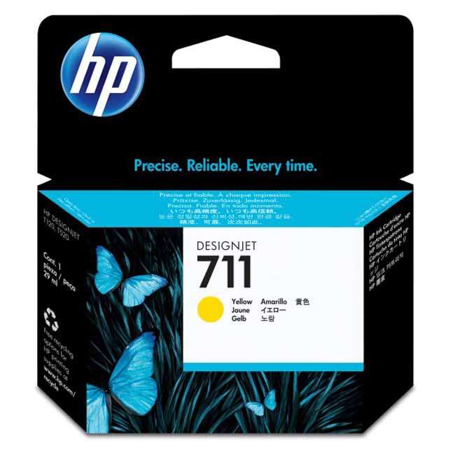 Cartuccia d'inchiostro Originale HP 711 Giallo - CZ132A