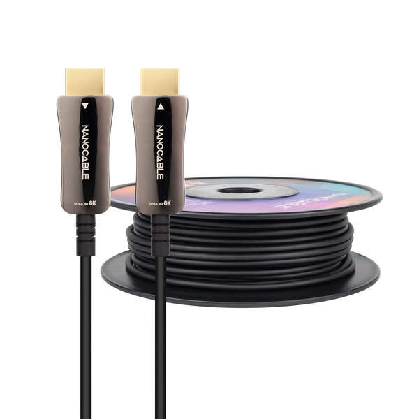 Cavo HDMI v2.1 AOC maschio - HDMI v2.1 maschio 50 m - 8K@60Hz 4K@120Hz 48 Gbps - Colore: nero