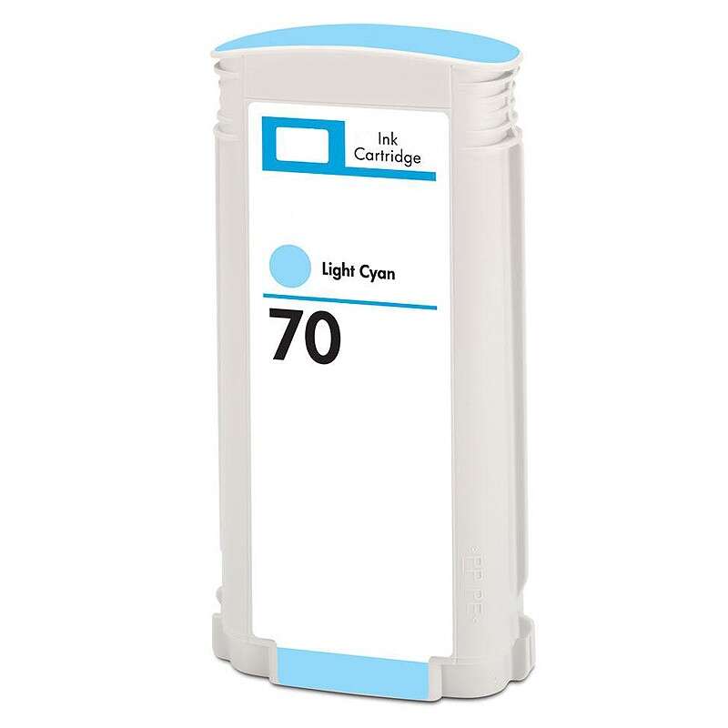 Cartuccia d'Inchiostro Pigmento HP 70 Ciano Chiaro Compatibile - Sostituisce C9390A