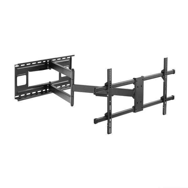 Aisens Supporto a parete per monitor/TV PRO Girevole - Inclinazione e livellamento per monitor/TV 50kg da 43-80 - Colore Nero