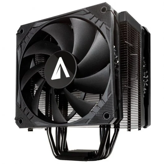 Abysm Gaming Snow IV 120mm Ventola per CPU con dissipatore 4 Heatpipes - Velocità massima 1600rpm - Colore nero. 1600 giri al minuto - Colore Nero