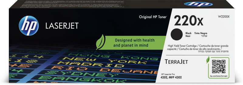 Cartuccia Toner Originale HP W2200X Nero - 220X
