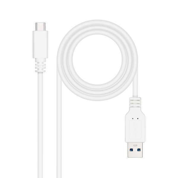 Nanocable Cavo USB 3.1 Gen2 10Gbps 3A USB-C/M-A/M - 0
