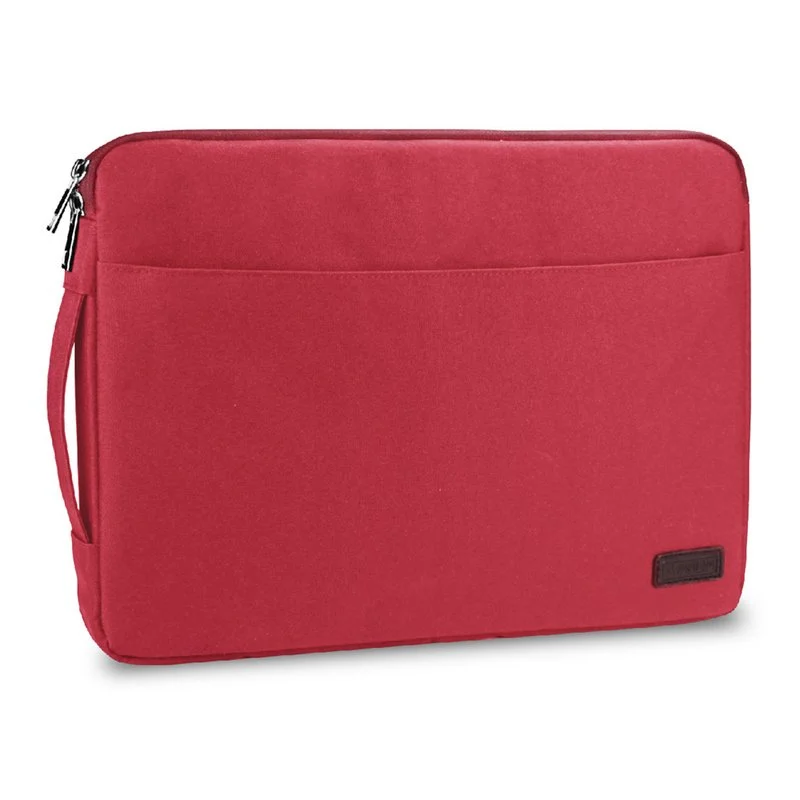 Custodia Subblim Urban - 300 mm - Sottile e leggera - Protezione rinforzata - Tasca frontale - Resistente agli urti e ai liquidi - Colore rosso