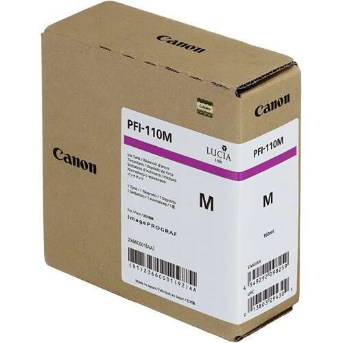 Canon PFI110 Magenta Cartuccia d'inchiostro Originale - 2366C001
