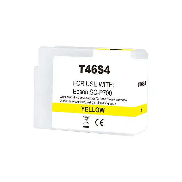 Cartuccia d'Inchiostro a Pigmenti Epson T46S4 Giallo Vivido Compatibile - Sostituisce C13T46S400