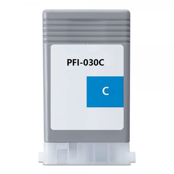 Cartuccia d'Inchiostro a pigmenti Canon PFI030 Ciano Compatibile - Sostituisce 3490C001