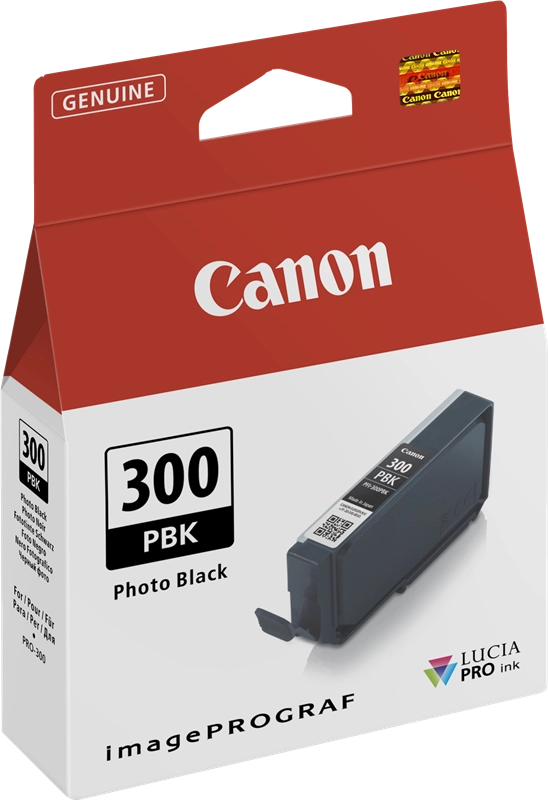Cartuccia d'Inchiostro Originale Canon PFI300 Nero - 4193C001/PFI300PBK