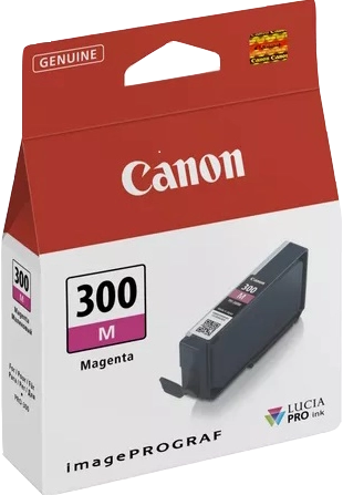 Cartuccia d'Inchiostro Originale Canon PFI300 Magenta - 4195C001/PFI300M