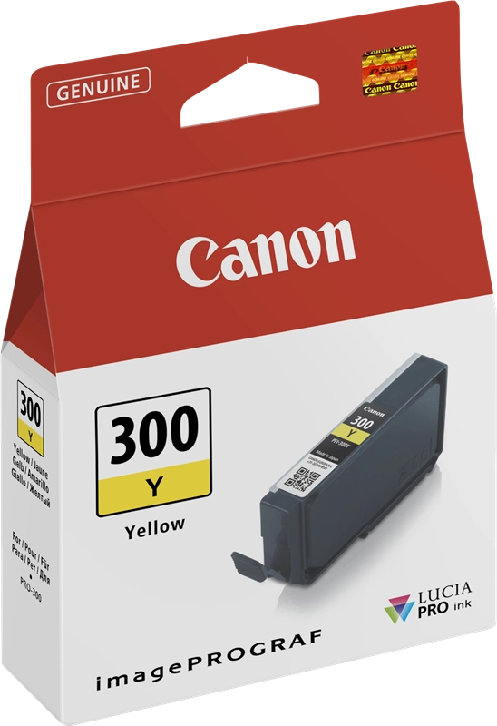 Canon PFI300 Cartuccia d'inchiostro Originale Giallo - 4196C001/PFI300Y