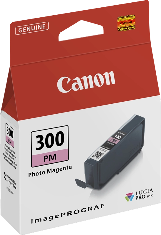 Cartuccia d'Inchiostro Originale Canon PFI300 Magenta Photo - 4198C001/PFI300PM