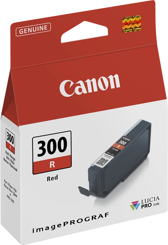 Canon PFI300 Rosso Cartuccia d'inchiostro Originale - 4199C001/PFI300R