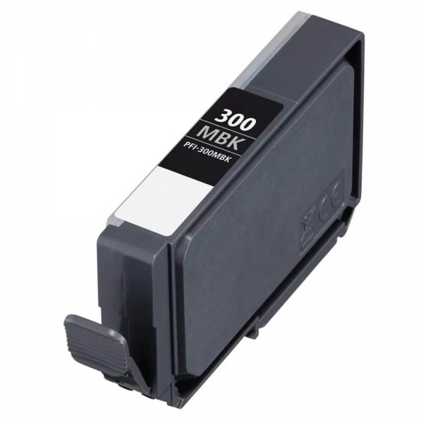 Cartuccia d'Inchiostro a Pigmenti Canon PFI300 Nero Opaca Compatibile - Sostituisce 4192C001/PFI300MBK