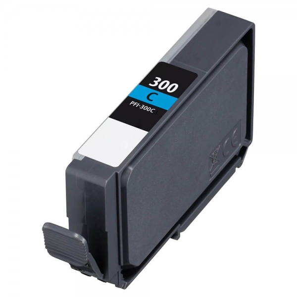 Cartuccia d'inchiostro ciano a pigmenti Canon PFI300 Compatibile - Sostituisce 4194C001/PFI300C