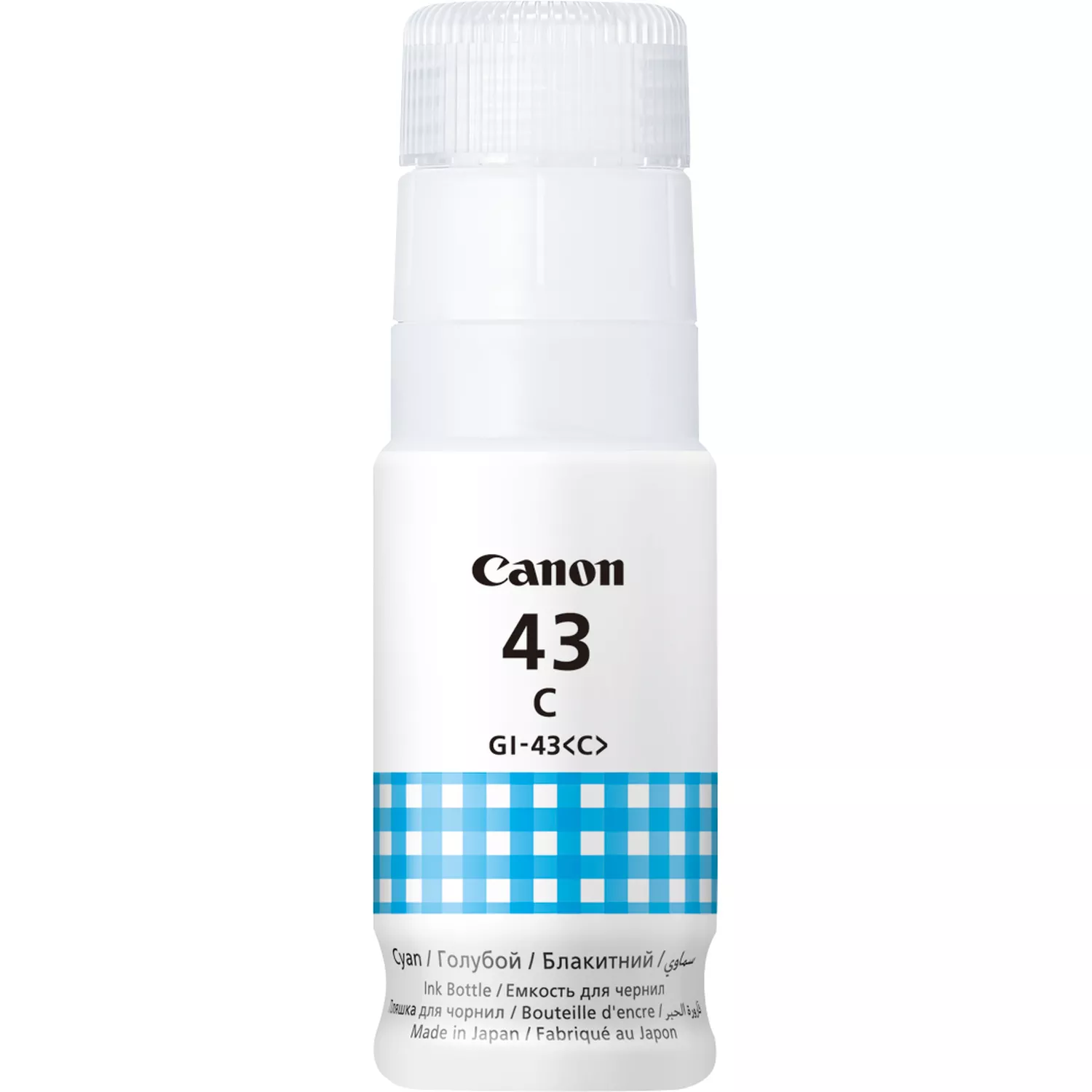 Flacone d'inchiostro originale Canon GI43 Ciano - GI43C/4672C001