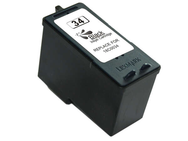 Cartuccia d'Inchiostro Compatibile Lexmark 34 Nero - Sostituisce 18C0034E