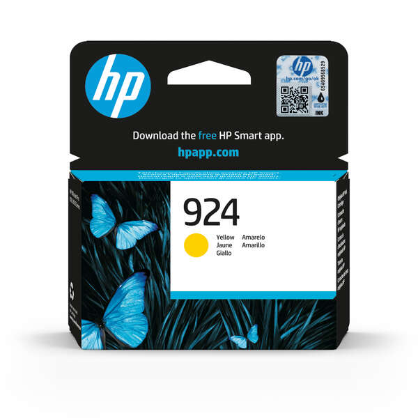 Cartuccia d'Inchiostro Originale HP 924 Giallo - 4K0U5NE