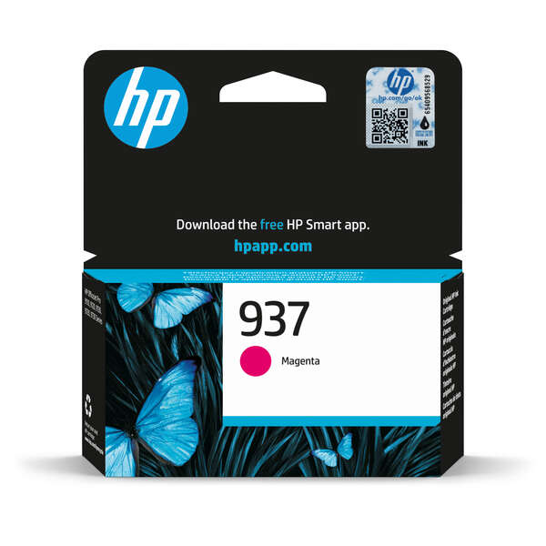 Cartuccia d'Inchiostro Originale HP 937 Magenta - 4S6W3NE