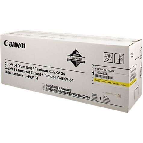 Canon CEXV34 Tamburo per immagini Originale Giallo - 3789B003 (Drum)