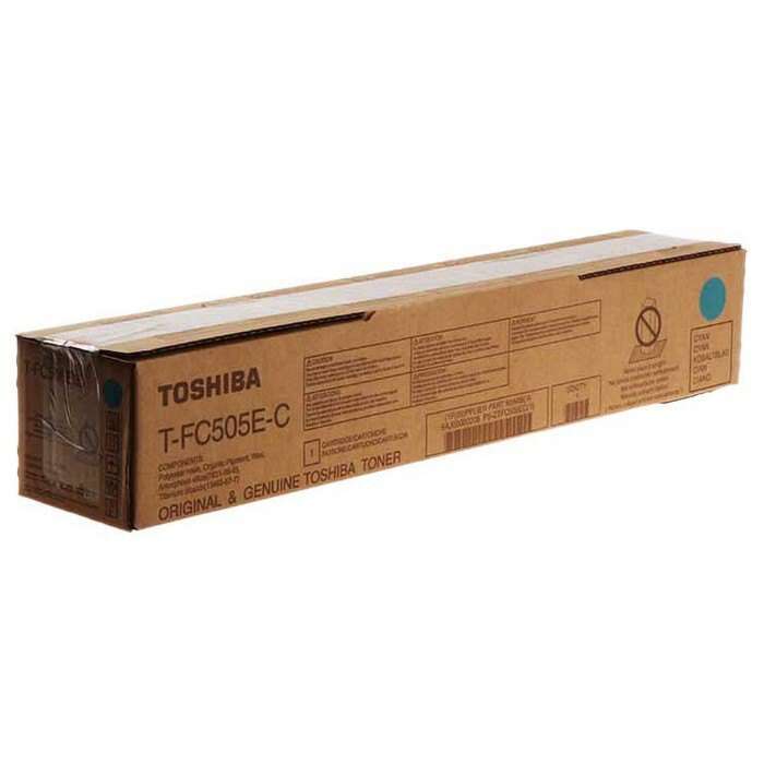 TOSHIBA T-FC505EC Cartuccia toner originale ciano - 6AJ00000290
