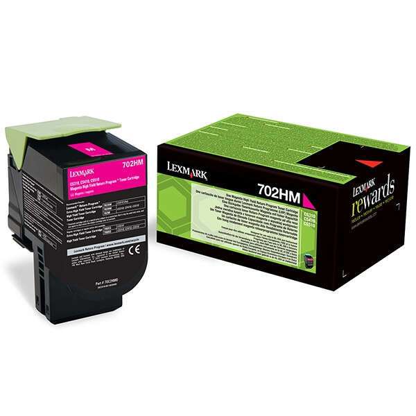 Lexmark CS310/CS410/CS510 Cartuccia Toner Originale Magenta - 70C2HM0/70C2HME/70C0H30/702HM