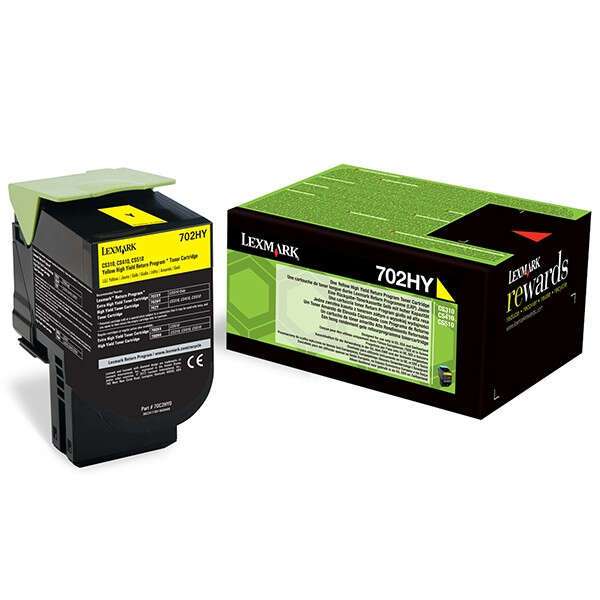 Lexmark CS310/CS410/CS510 Cartuccia di Toner Originale Giallo - 70C2HY0/70C2HYE/70C0H40/702HY