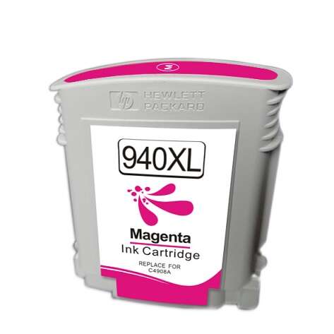 Cartuccia d'Inchiostro HP 940XL Magenta - Compatibile con C4908AE