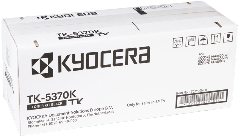 Kyocera TK5370 Cartuccia Toner Originale Nero - 1T02YJ0NL0/TK5370K