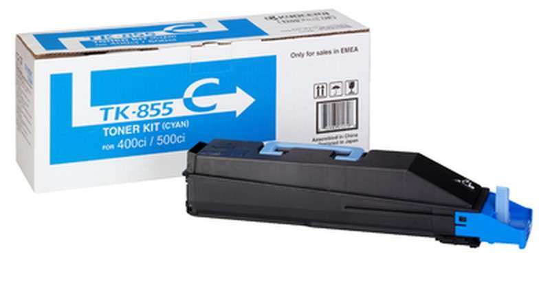 Cartuccia Toner Originale Kyocera TK855 Ciano - 1T02H7CEU0/TK855C