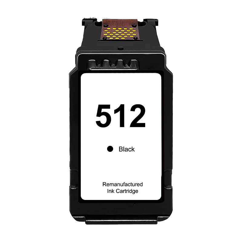 Canon PG512/PG510 Cartuccia d'Inchiostro Compatibile nera - Display livello inchiostro - Sostituisce 2969B001/2970B001