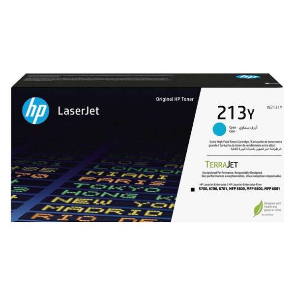 HP W2131Y Cartuccia toner originale ciano - 213Y