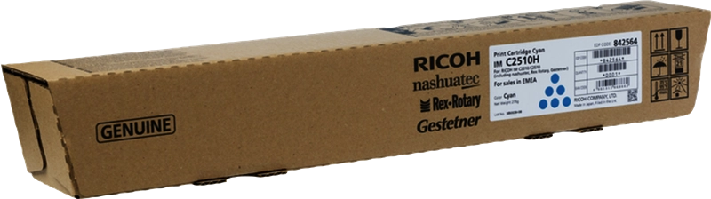 Cartuccia Toner Originale Ricoh IMC2010/IMC2510 Ciano - 842564/842568